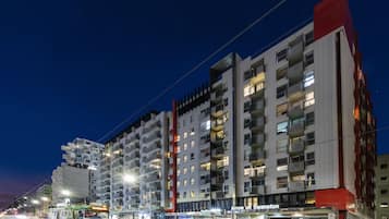 Front of property – evening/night