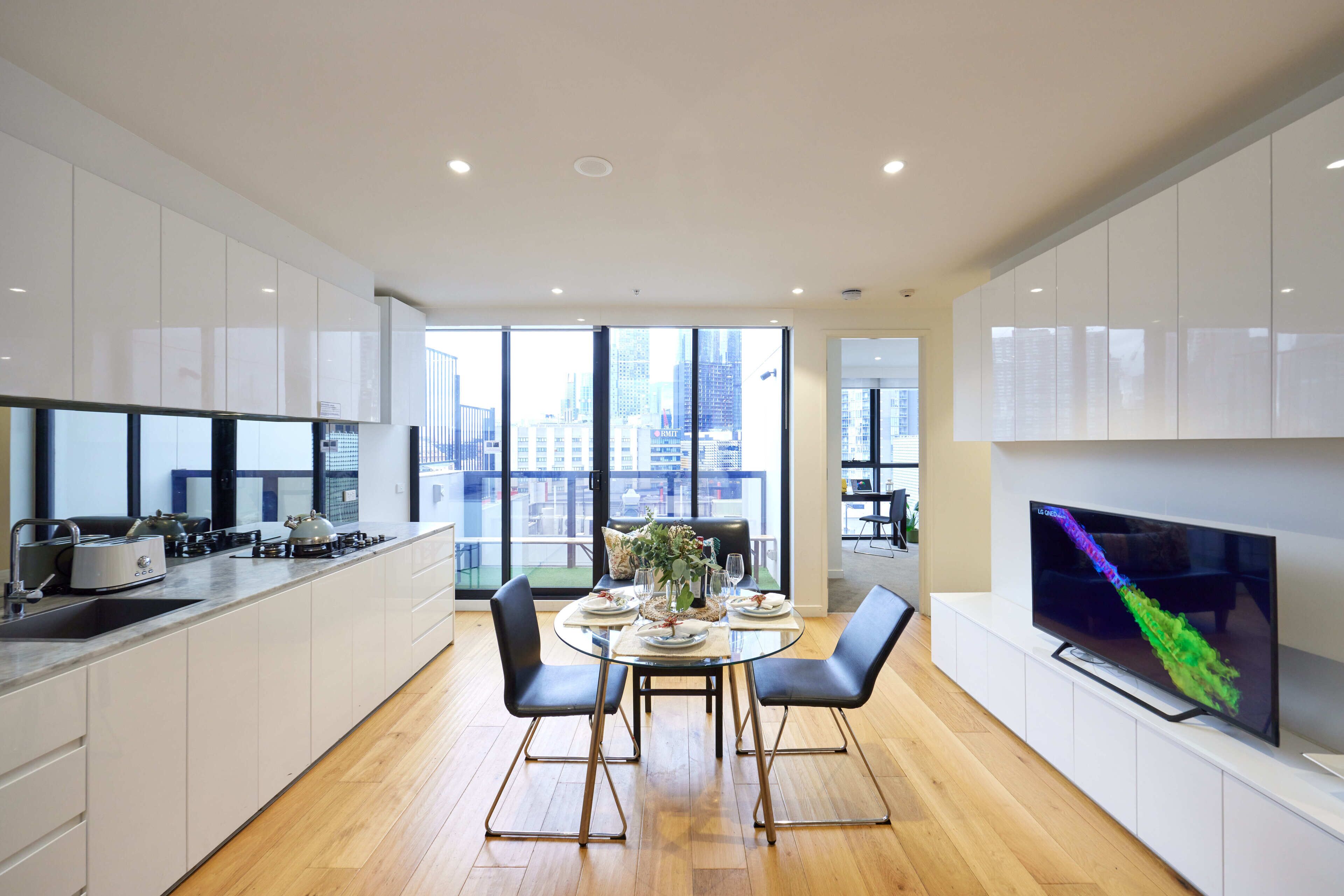 独特顶层房 (Premium penthouse) | 私人厨房 | 冰箱、微波炉、炉灶、茶具/咖啡用具