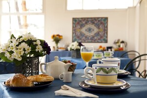 Daily buffet breakfast (EUR 13 per person)