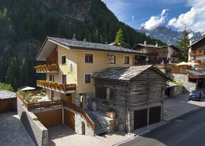 Façade de l’hébergement