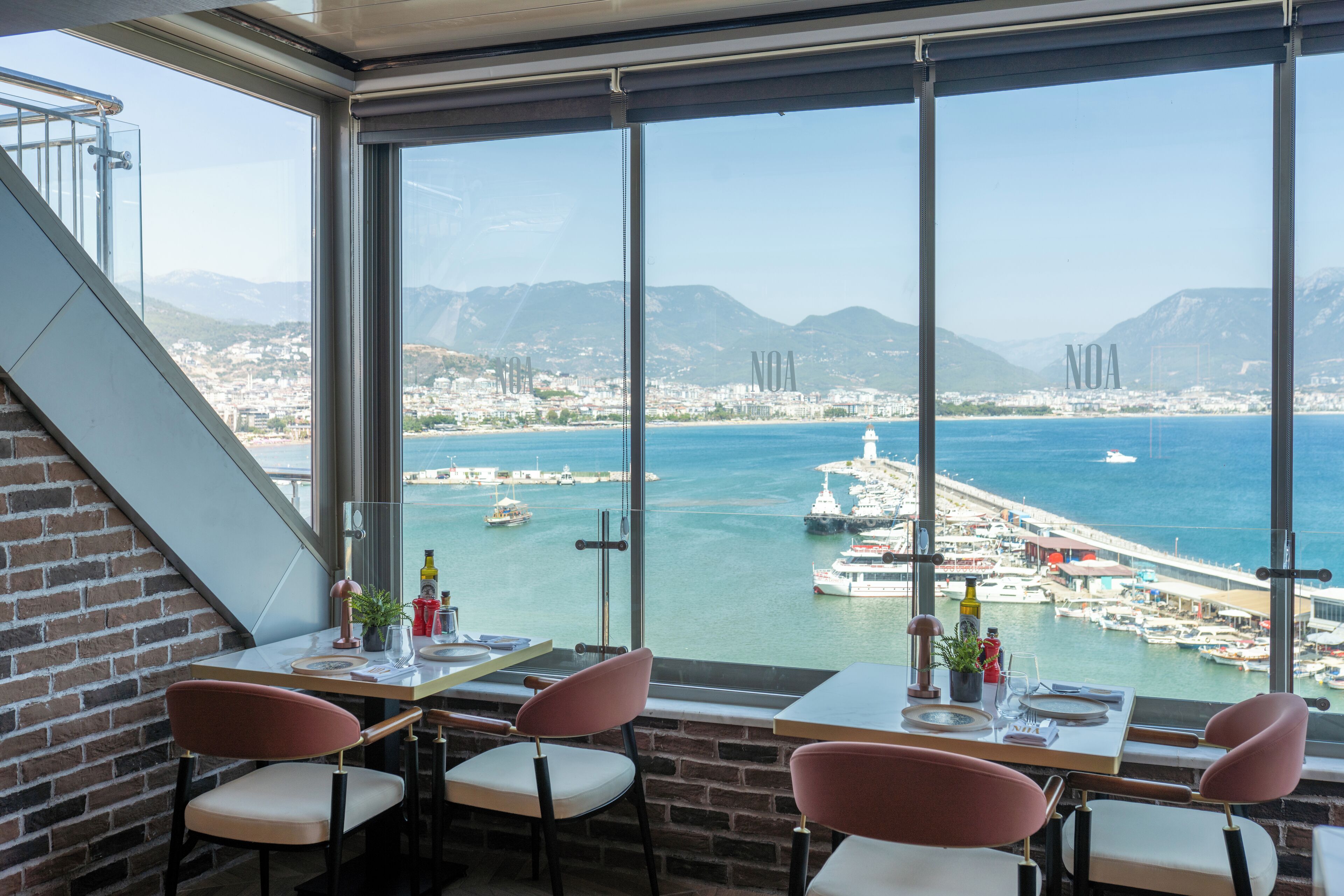 breakfast served, sea views