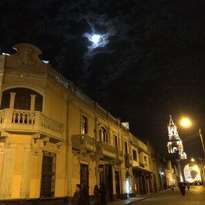 Front of property – evening/night