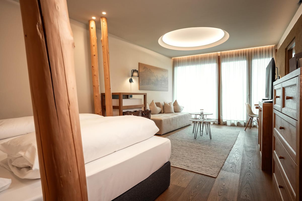 Habitación doble panorámica | 1 habitación, ropa de cama hipoalergénica y minibar