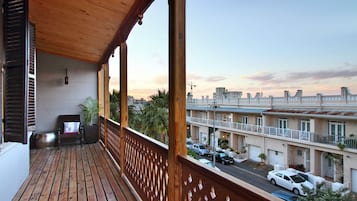 Vue depuis lâhĂ©bergement