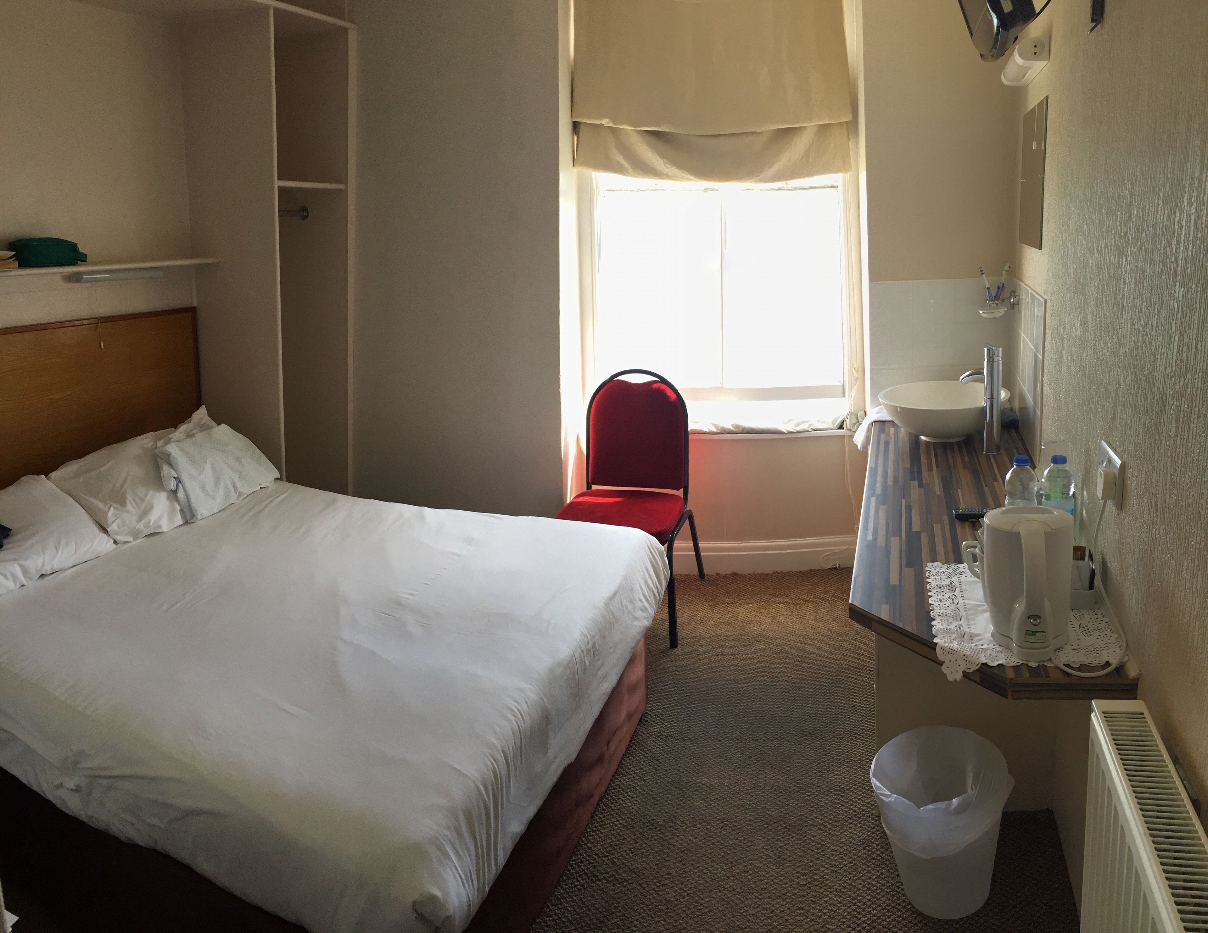 Klassieke tweepersoonskamer, uitzicht op zee