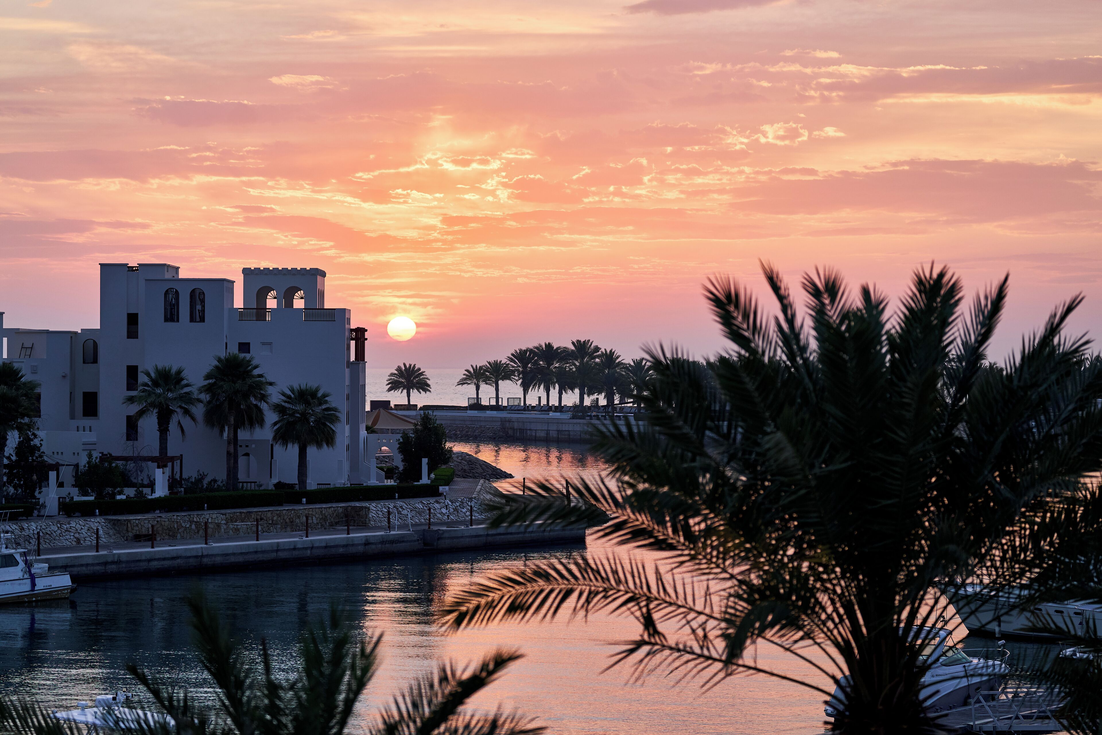 Blick von der Unterkunft