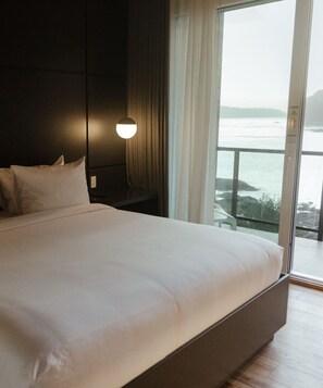 Studio Premium, 1 très grand lit, vue océan