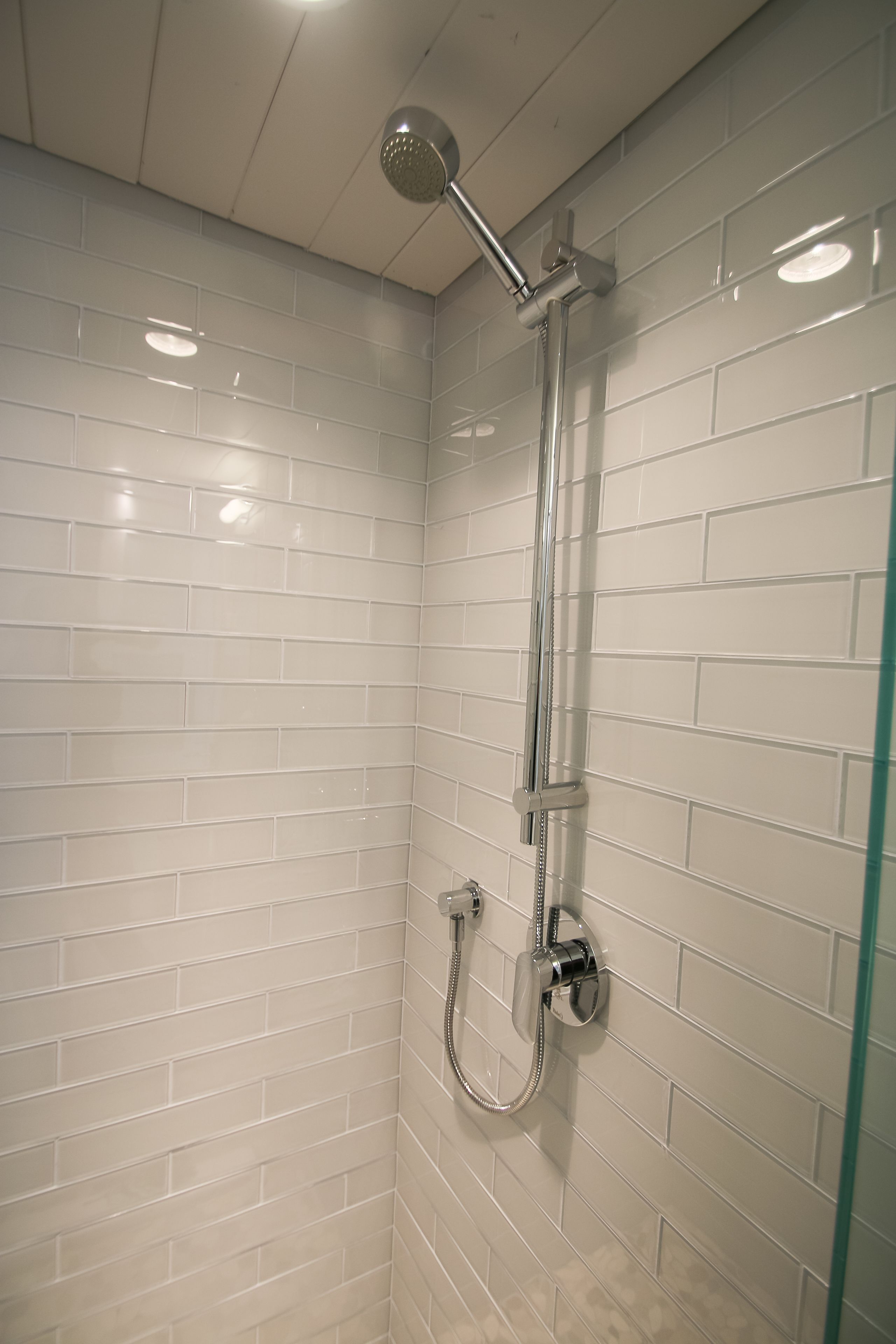 premier cabin, multiple beds, oceanfront | bathroom shower