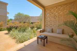 Superior-værelse - have-område | Udsigt fra værelset