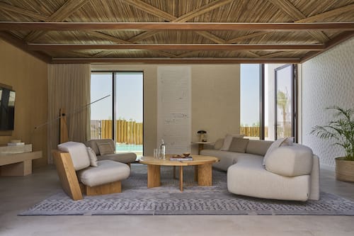 Superior Villa | Living area | LCD TV