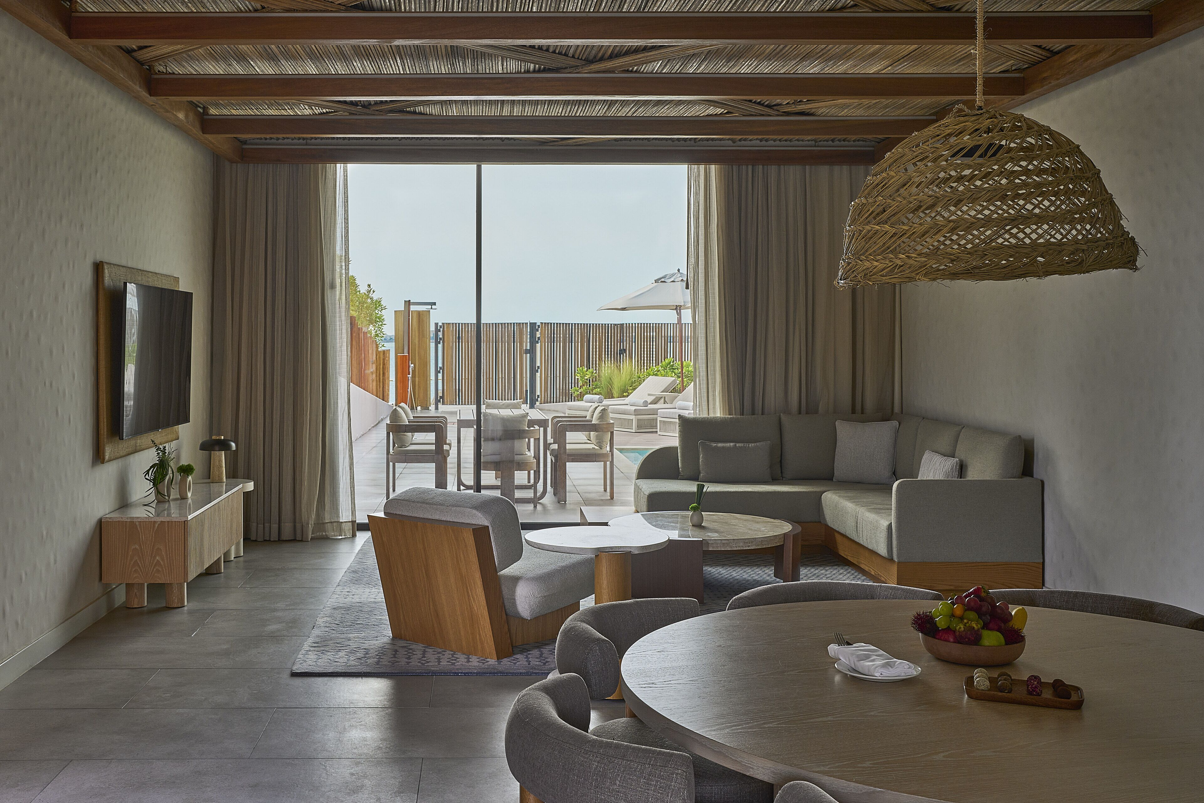 Premium Villa | Living area | LCD TV