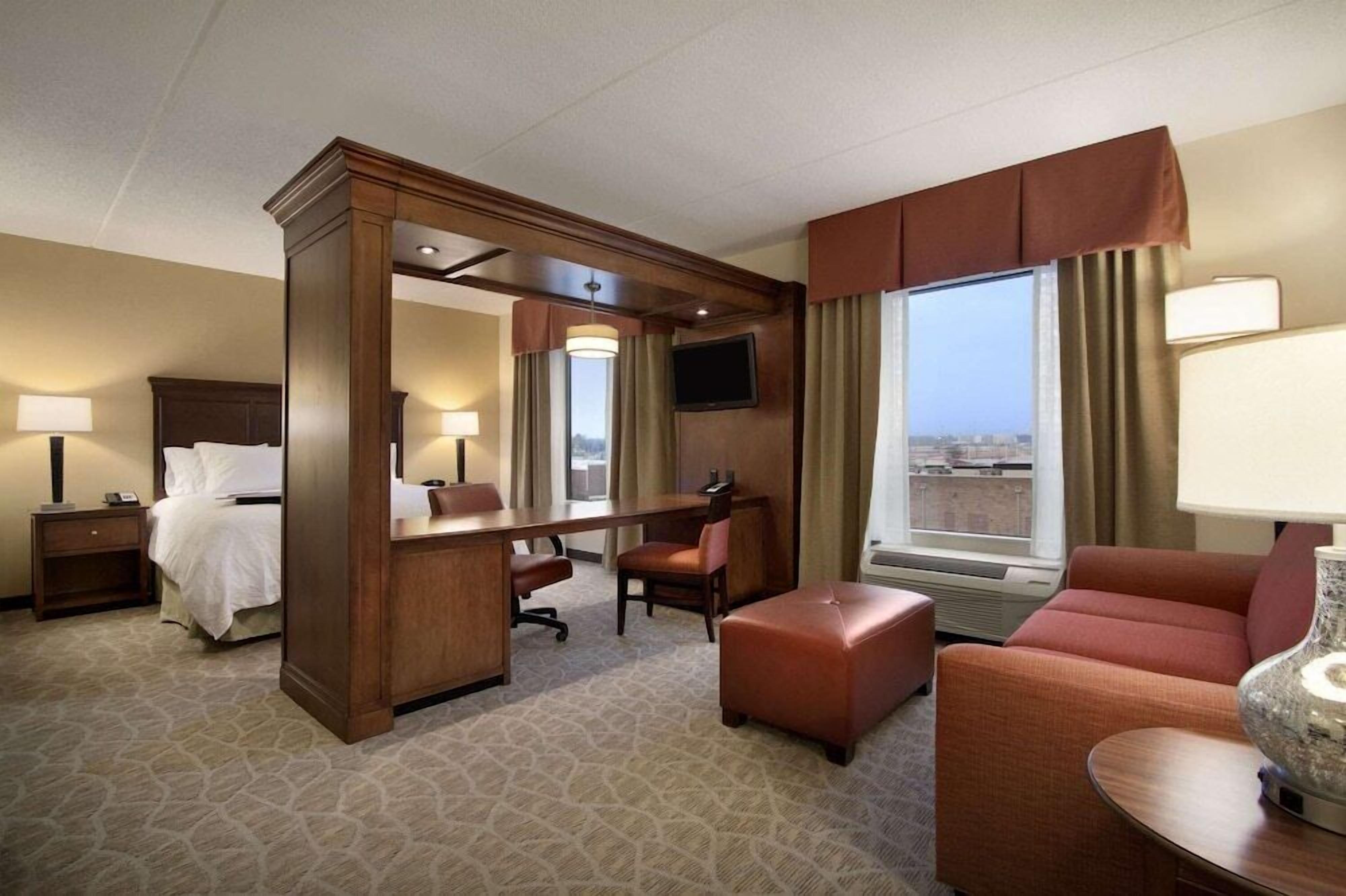 In-room safe, desk, blackout drapes, iron/ironing board