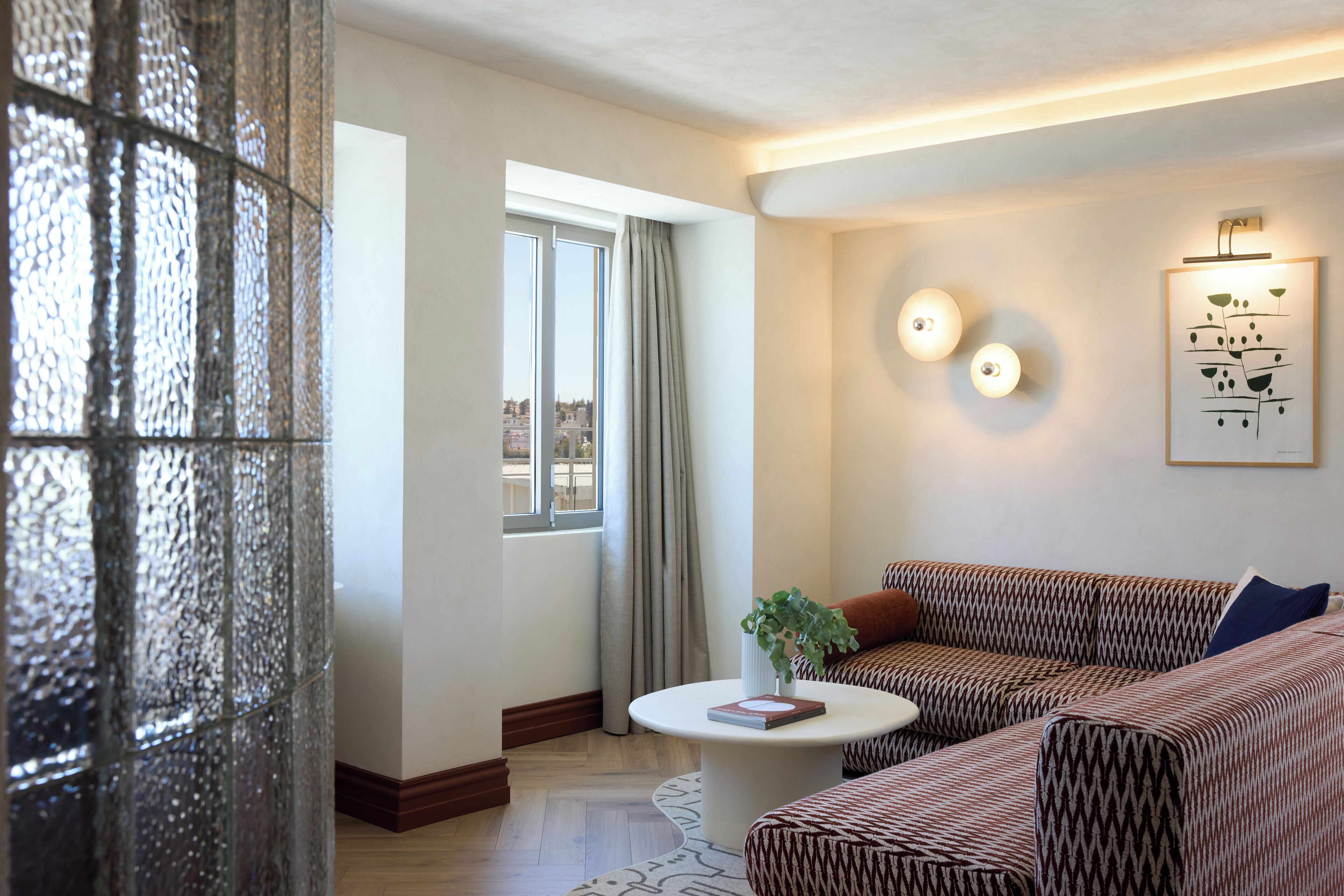 gaia suite acropolis view | hypo-allergenic bedding, select comfort beds, minibar, in-room safe