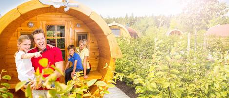 Camping Barrel, Shared Bathroom | Terrace/patio