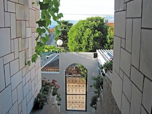 Entrada de la propiedad