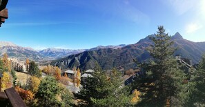 Studio, Mountain View (Pra-loup 1500) | Balcony view