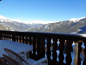 Apartment, 1 Bedroom (Pra-loup 1500) | Terrace/patio