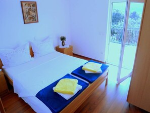 1 slaapkamer, lakens van Egyptisch katoen, luxe beddengoed