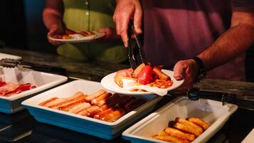 Free buffet breakfast