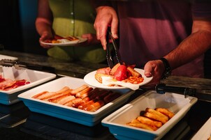 Free buffet breakfast