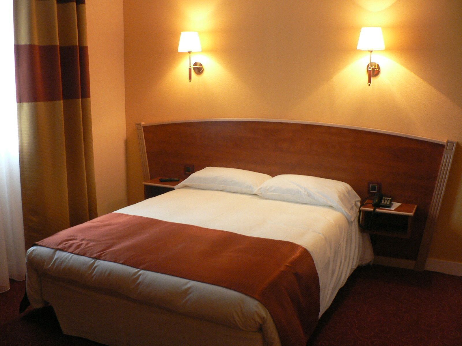 classic double room, 1 double bed | premium bedding, desk, laptop workspace, blackout curtains