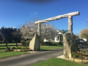 Entrée de l’hébergement