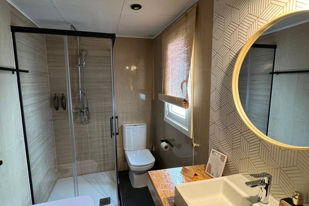 free toiletries, hair dryer, bidet, towels