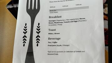 Breakfast for a fee