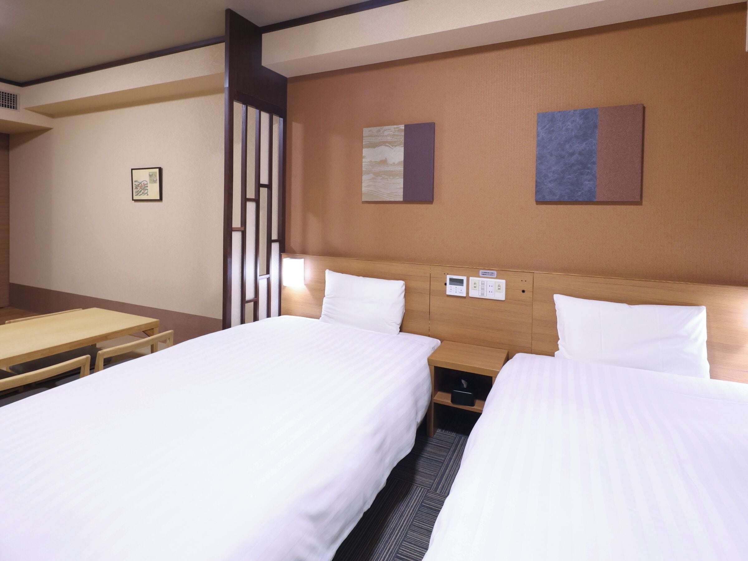 premium bedding, desk, blackout curtains, free wifi