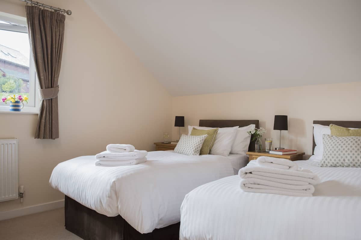 3 habitaciones y sábanas de algodón egipcio