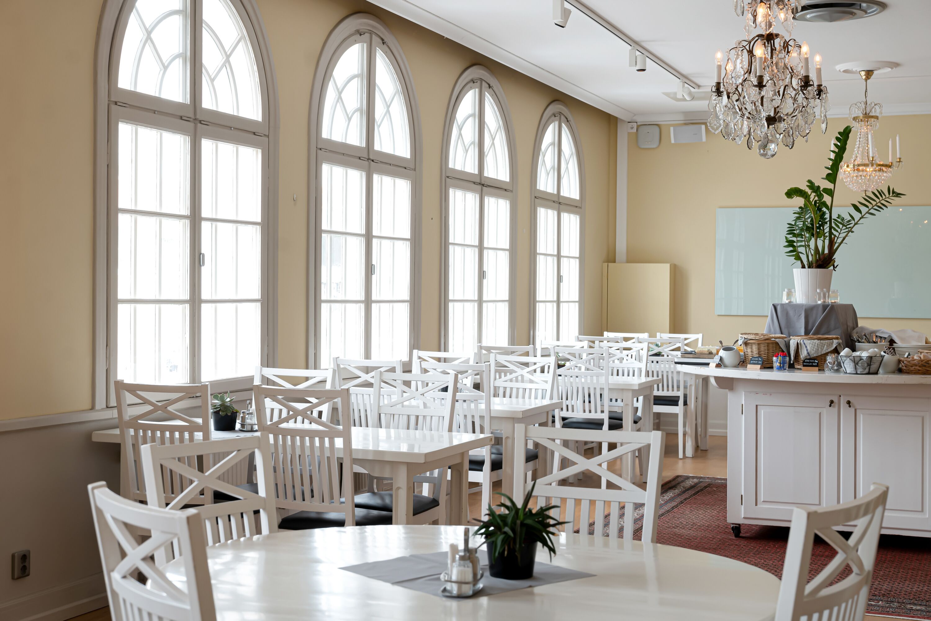 Gratis frukostbuffé varje dag 