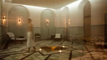 Sauna, mata air panas / mata air mineral, mandi tangas / hammam