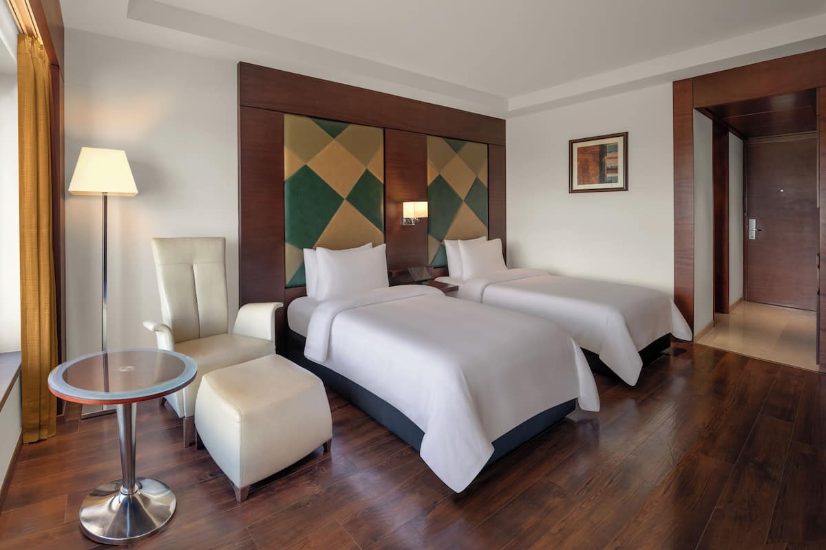 Ropa de cama de alta calidad y minibar
