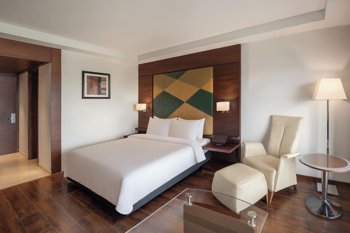 Ropa de cama de alta calidad y minibar