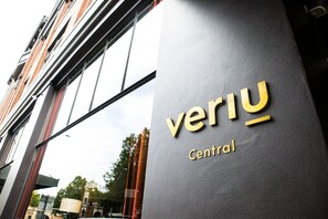 Overnatningsstedets indgangsparti