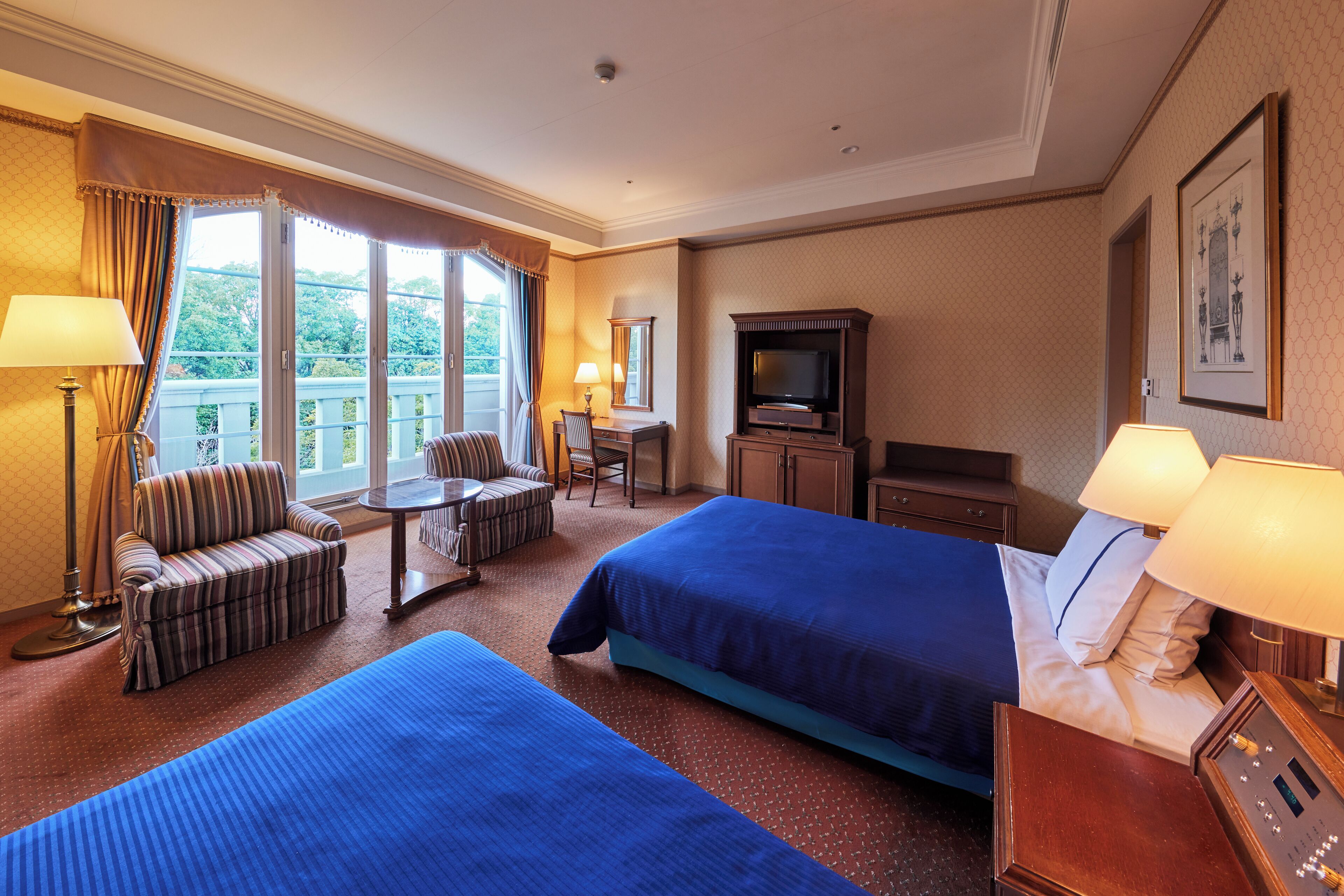 Superior Twin[A first-day ticket must be purchased/Next-day free admission], Non Smoking | Down duvets, in-room safe, desk, iron/ironing board