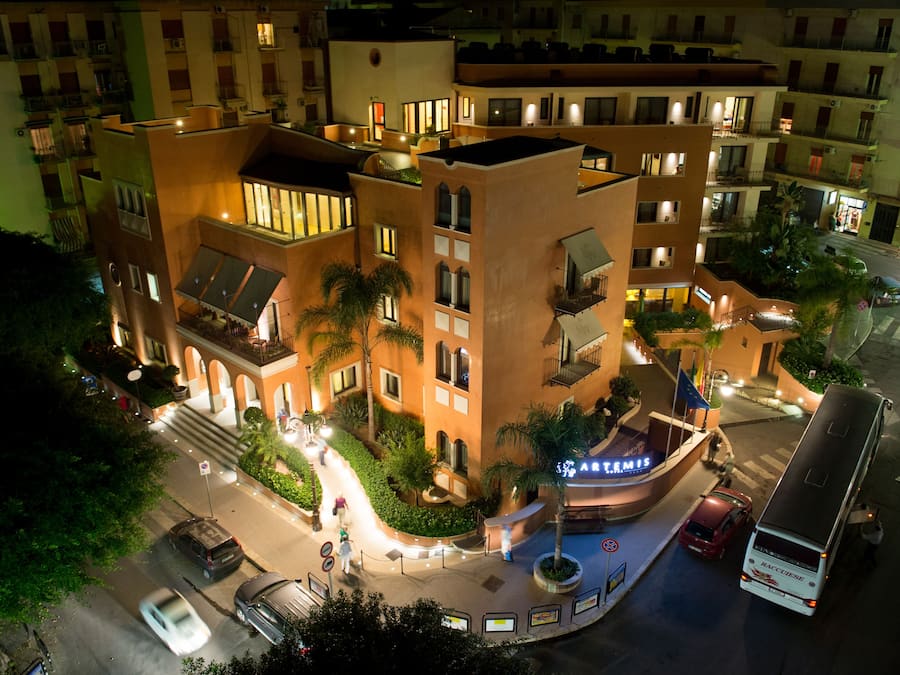 Front of property – evening/night