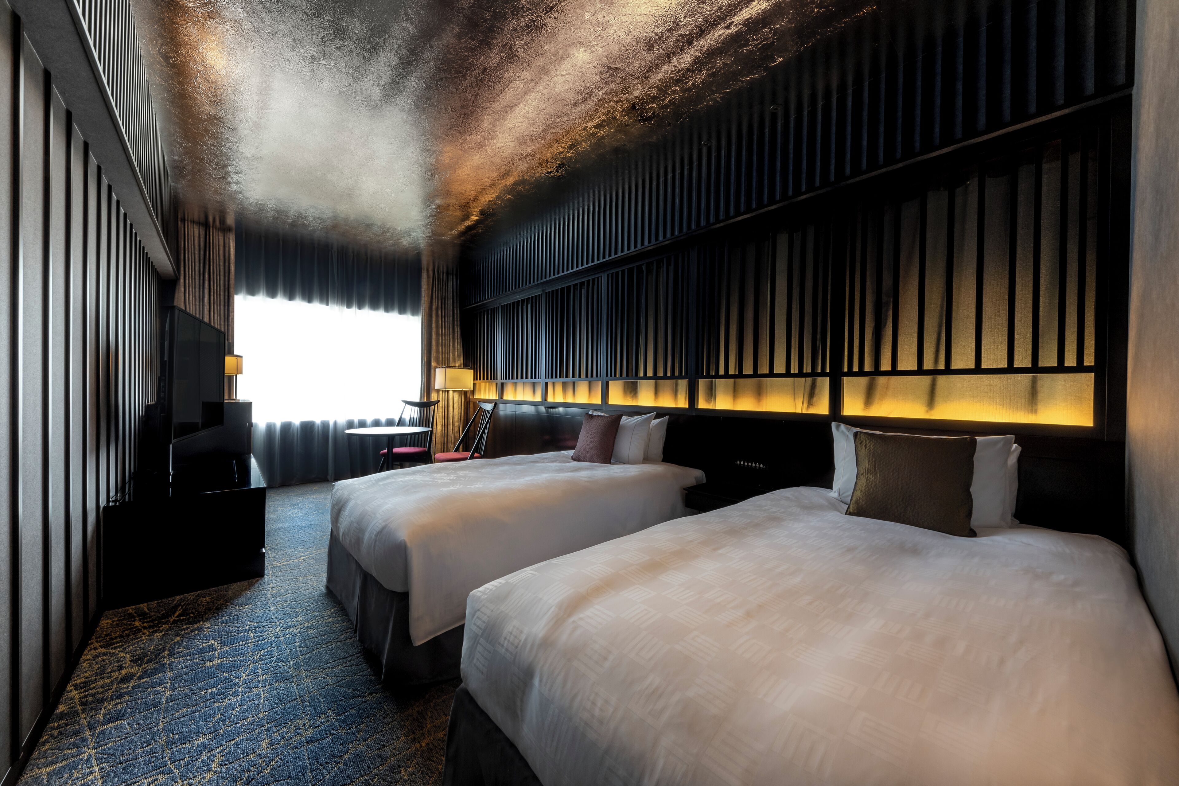 concept room"urakyoto"-corner deluxe twin-,non smoking | 1 bedroom, down duvets, in-room safe, desk