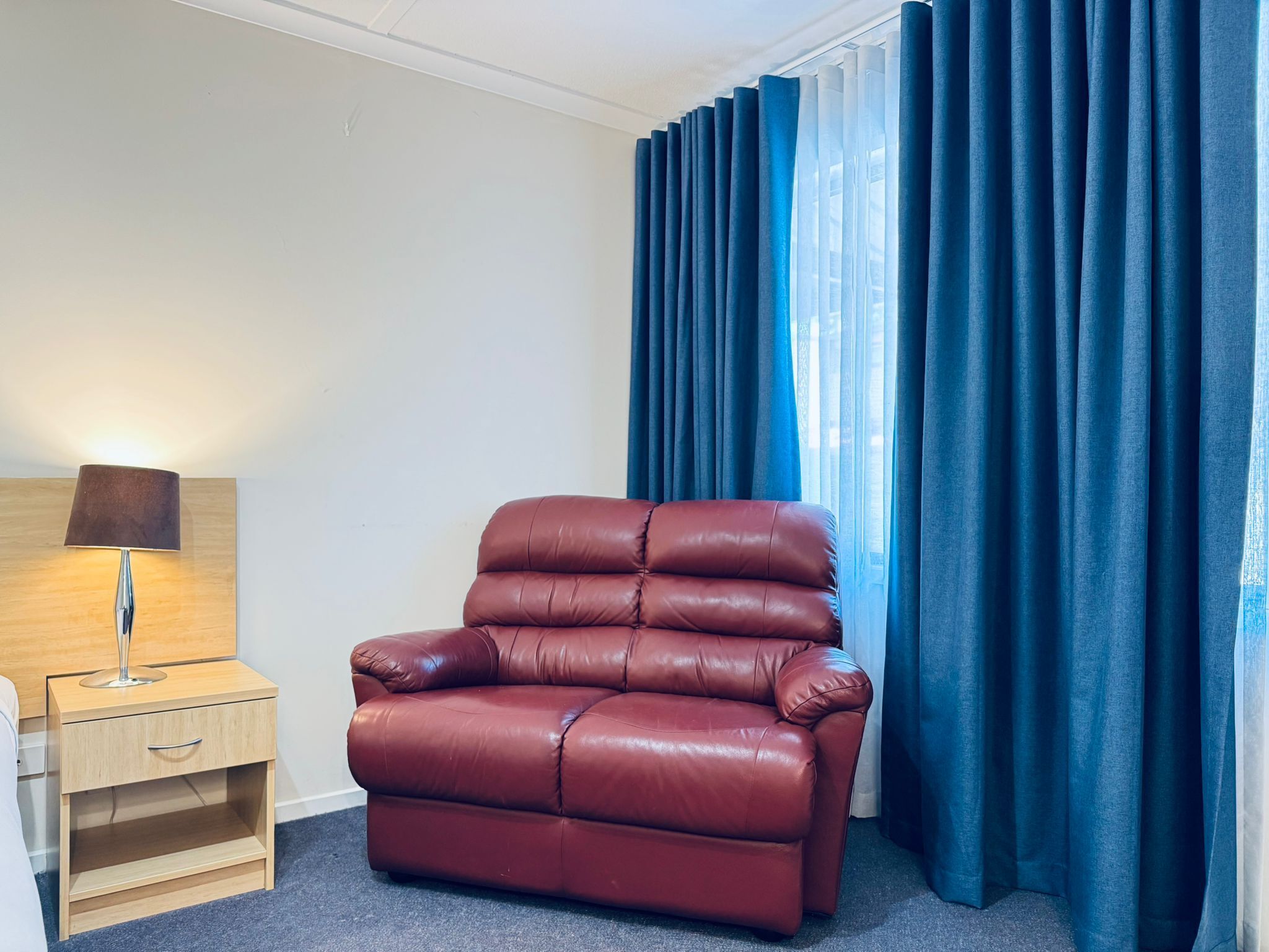 Chambre (Toorak) | Coin séjour | Télévision LCD de 35 pouces avec chaînes numériques, télévision