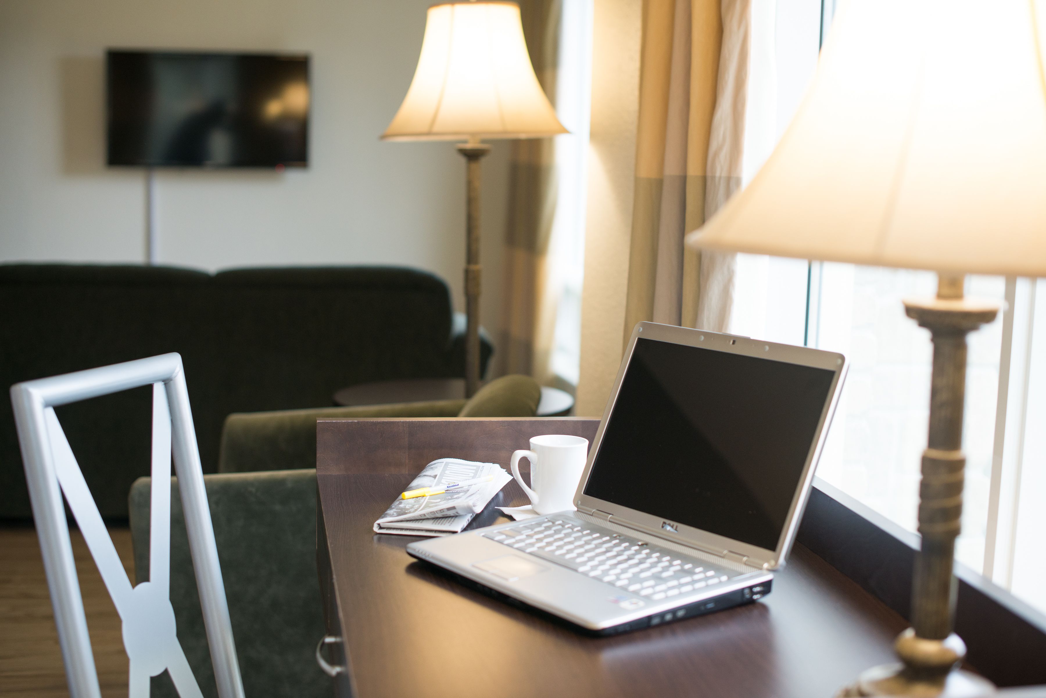 suite, 1 king bed, non smoking (upper floor) | desk, blackout curtains, iron/ironing board, cots/infant beds