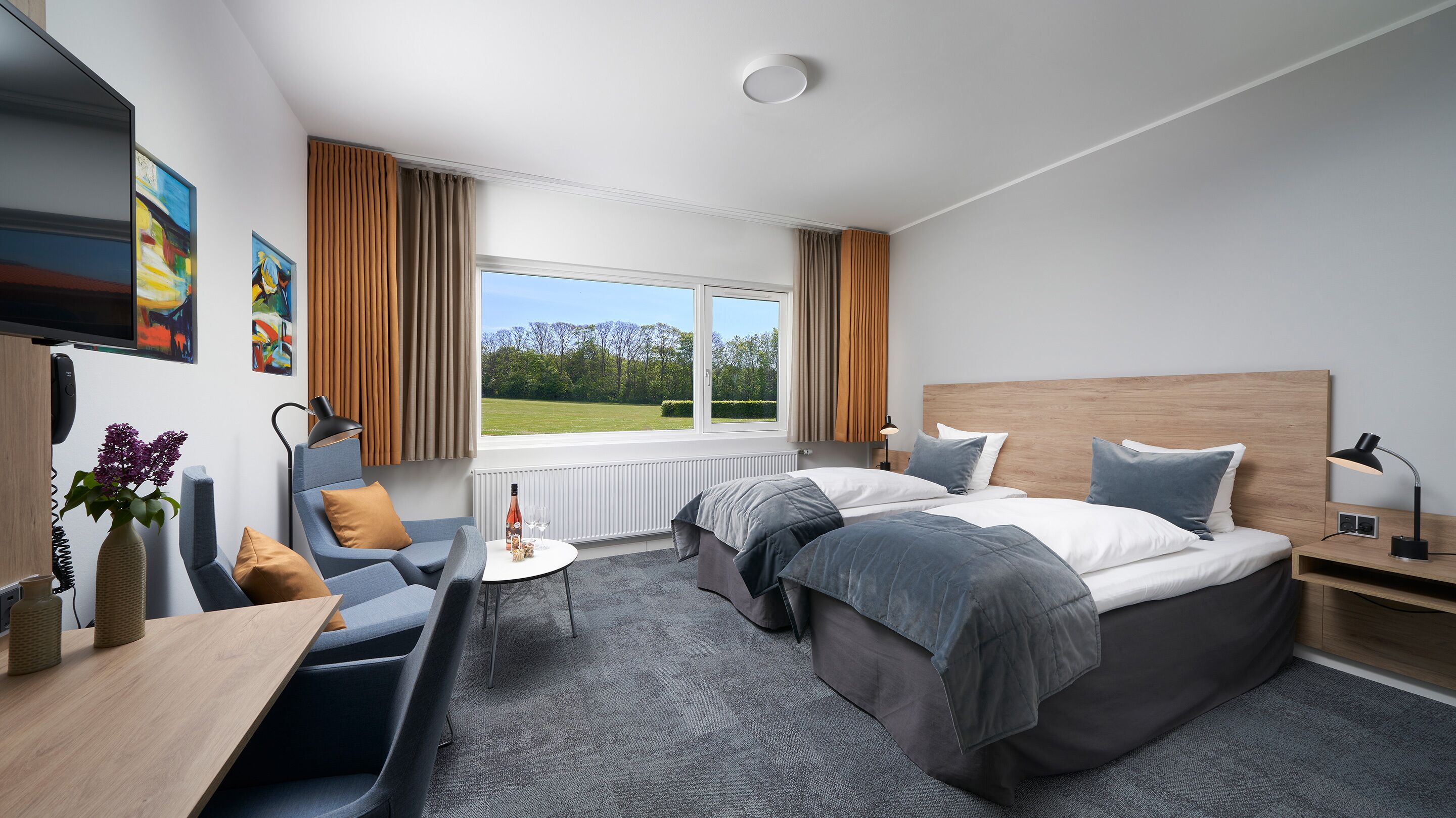 superior plus double room | hypo-allergenic bedding, desk, laptop workspace, free wifi