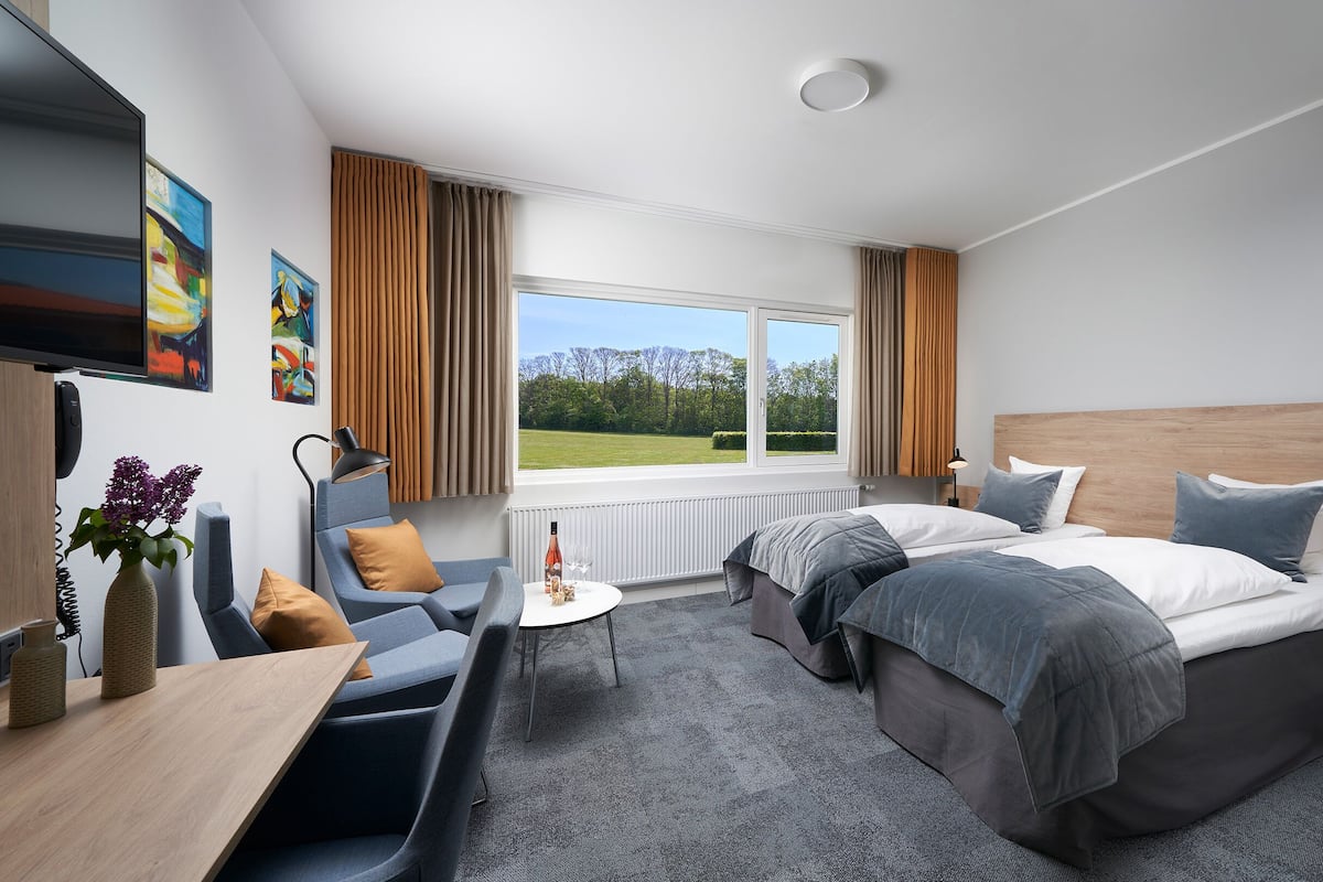 superior plus double room | hypo-allergenic bedding, desk, laptop workspace, free wifi