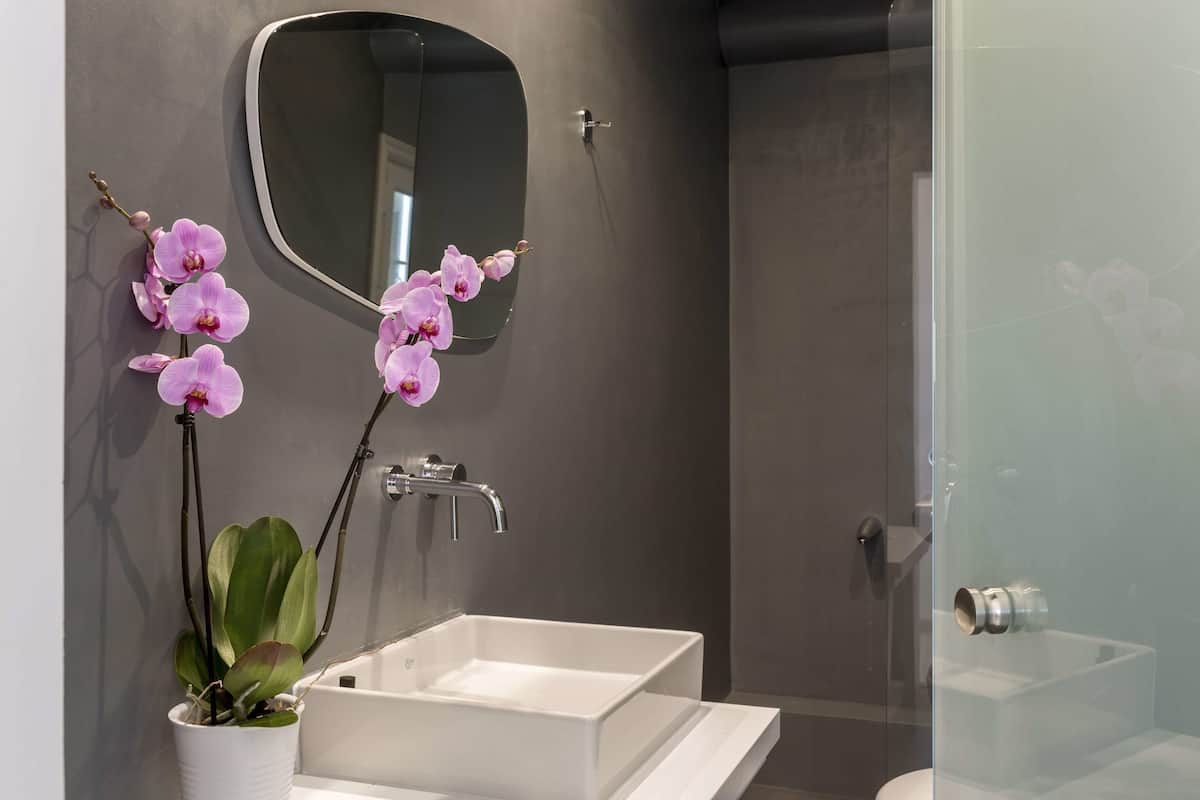 deluxe suite, hot tub, sea view (outdoor) | bathroom | shower, free toiletries, hair dryer, bathrobes