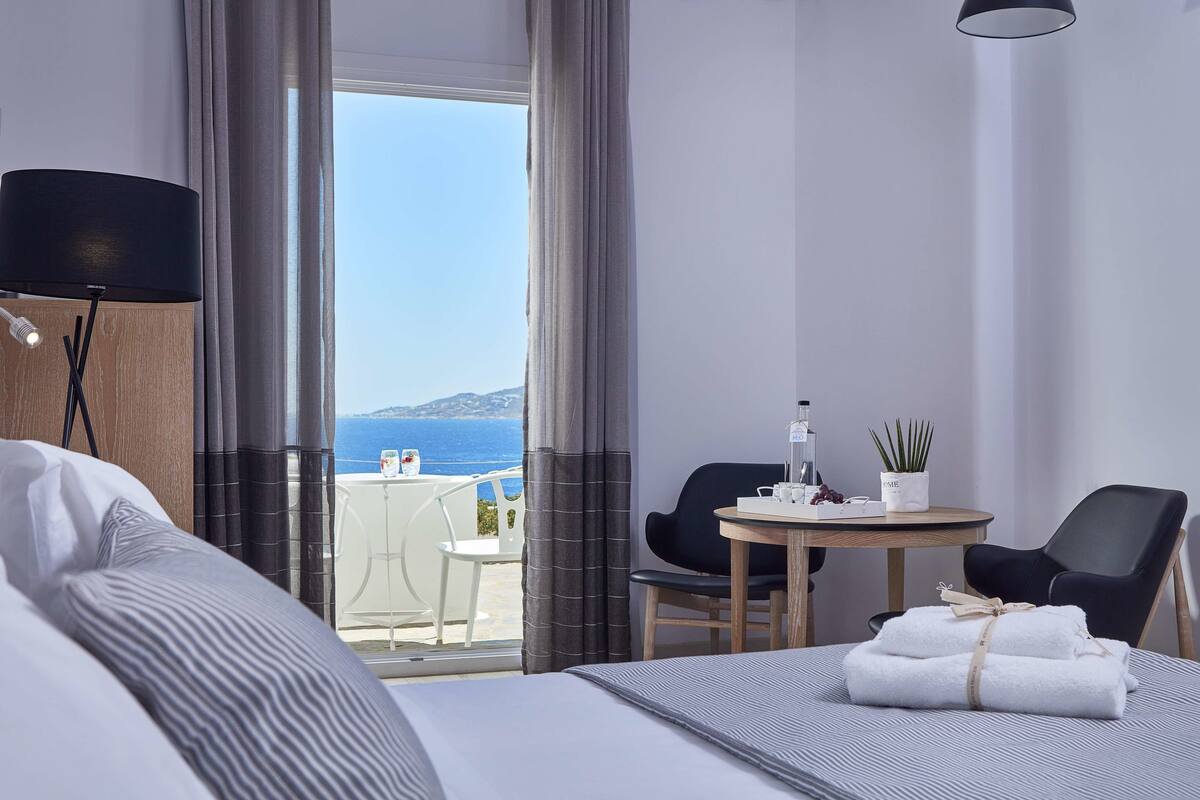 junior suite, sea view | view from room