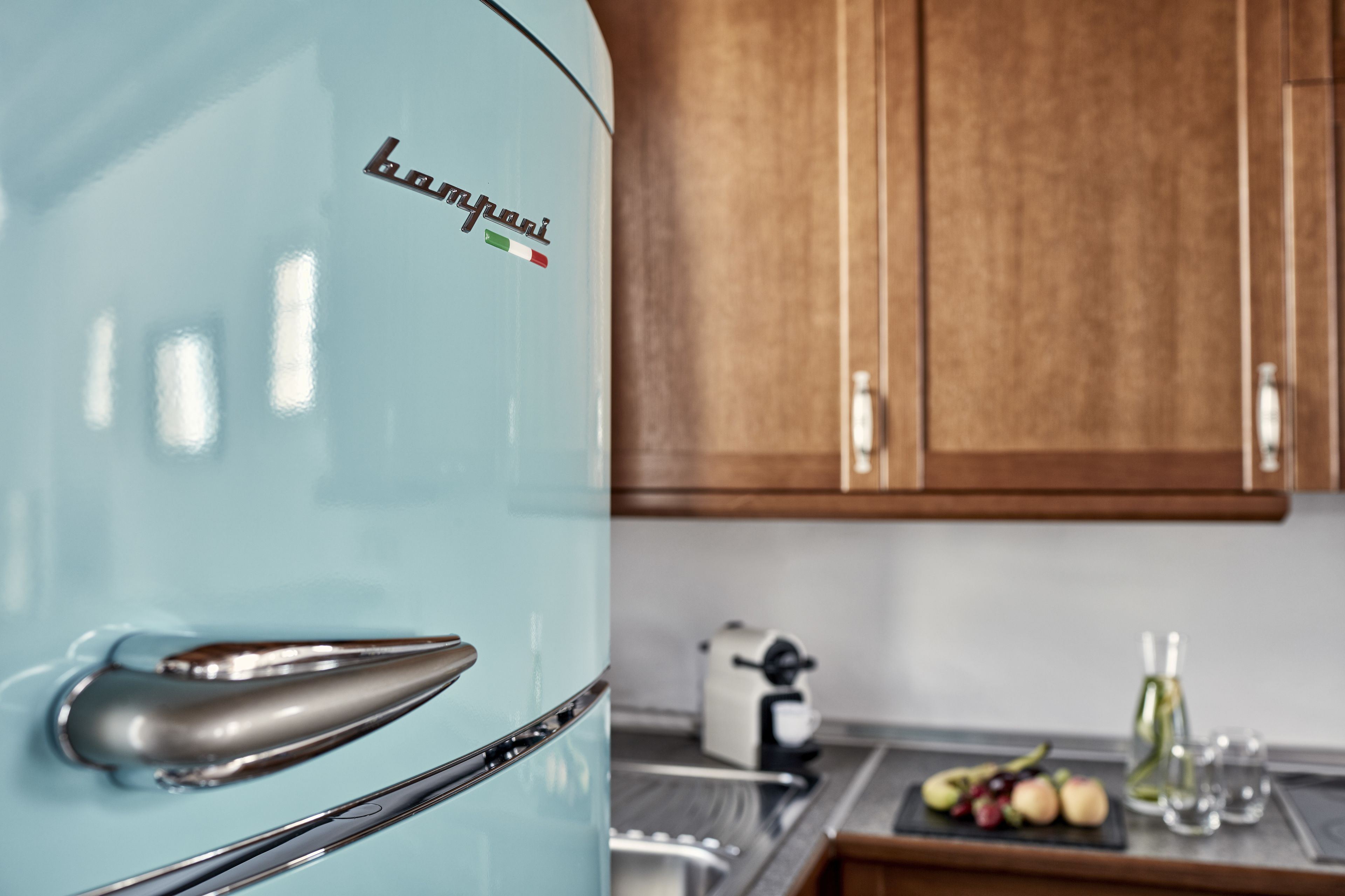 espresso maker, paper towels