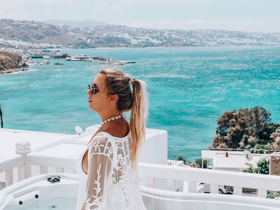 Honeymoon Suite, Hot Tub, Sea View (Outdoor) | Balcony