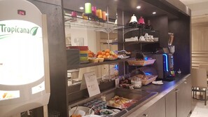 Daily buffet breakfast for a fee