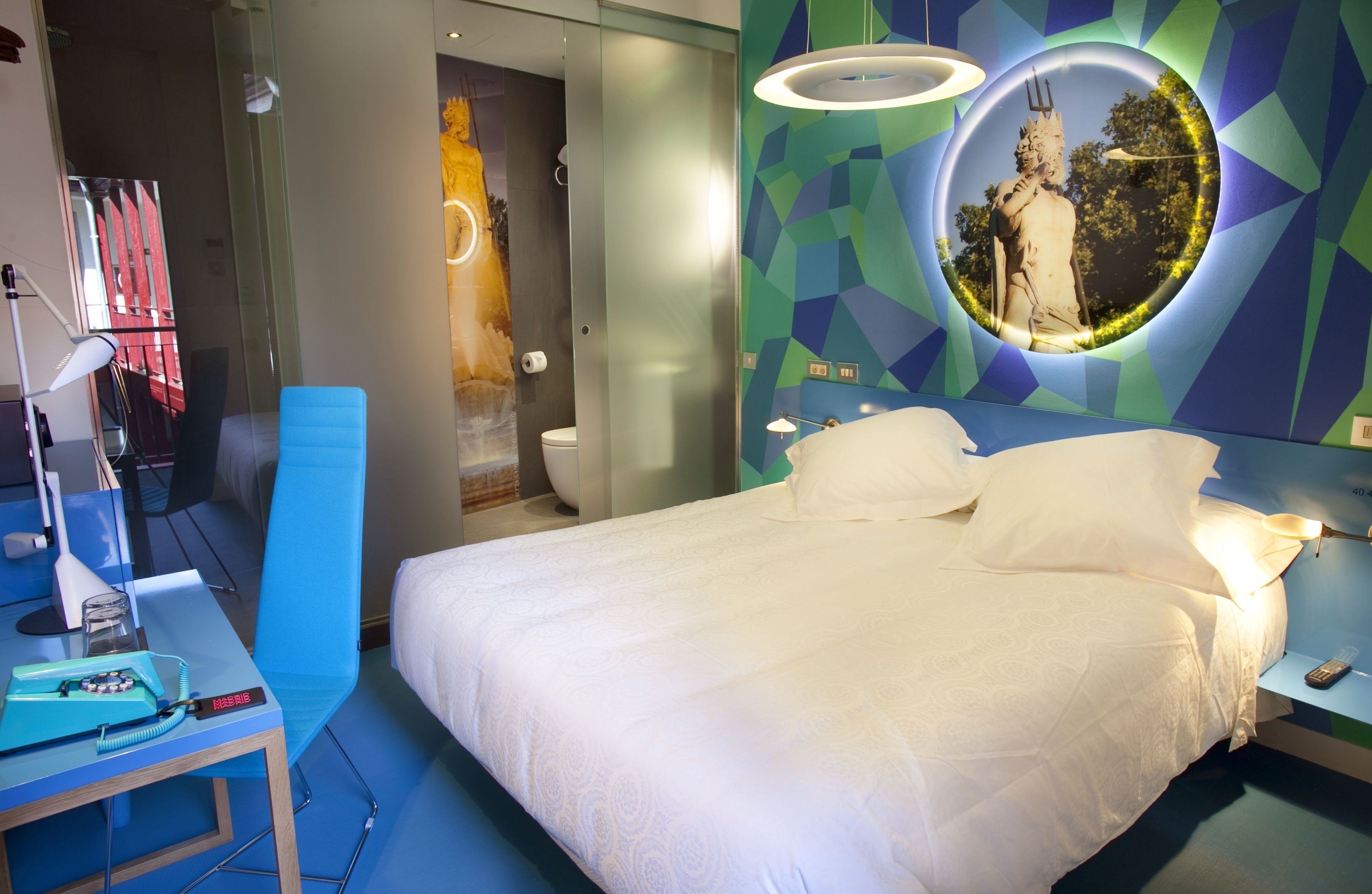 double room, 1 double bed (non opening windows) | view from room