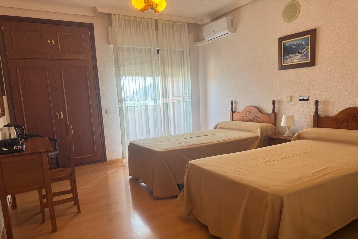Desk, cribs (surcharge), rollaway beds (surcharge), WiFi (free)