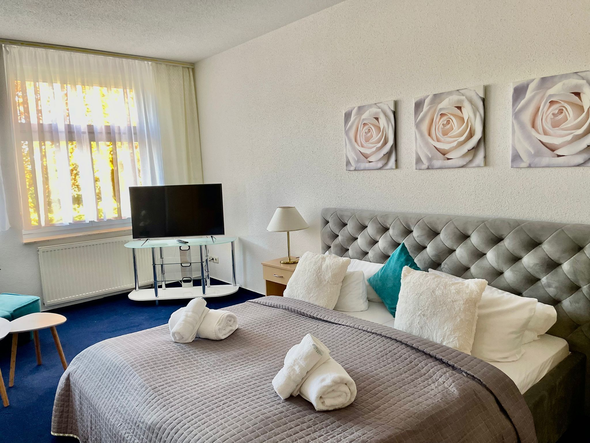 Business Suite, Jetted Tub | Down comforters, desk, blackout drapes, iron/ironing board